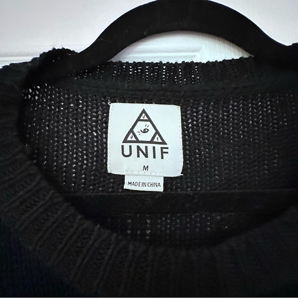 [SOLD] UNIF Black Loose Strings Sweater Dress Size M - Picture 7 of 7